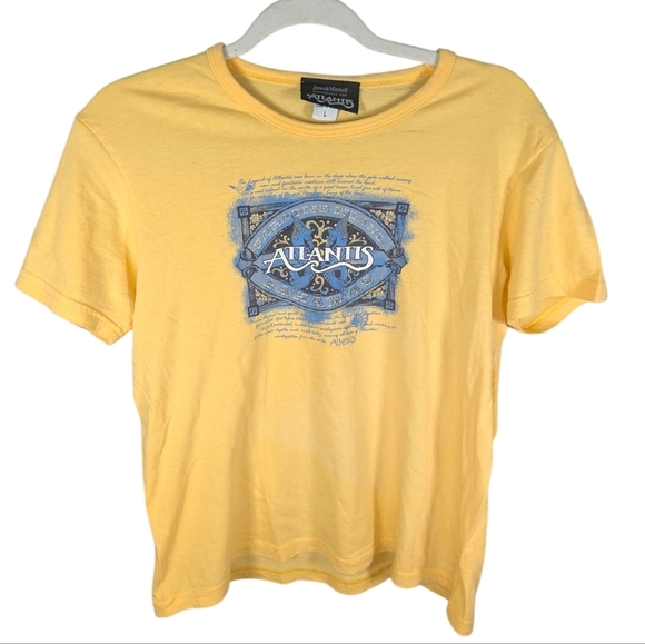 Jones And Mitchell Paradise Island Bahamas Atlantis Women's T-shirt Size Large - Picture 1 of 5